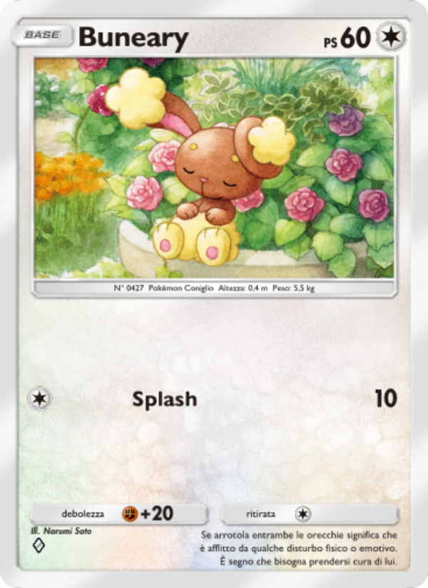 Buneary 137/207 — Scontro Spaziotemporale (Italian Pokémon TCG card)