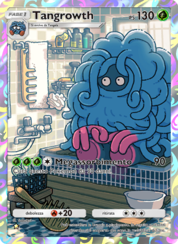 Tangrowth 156/207 — Scontro Spaziotemporale (Italian Pokémon TCG card)
