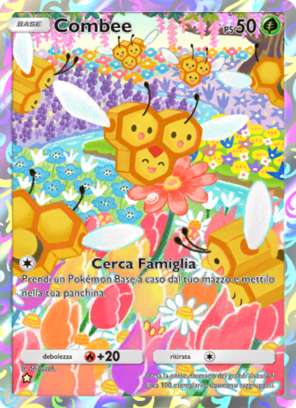 Combee 157/207 — Scontro Spaziotemporale (Italian Pokémon TCG card)