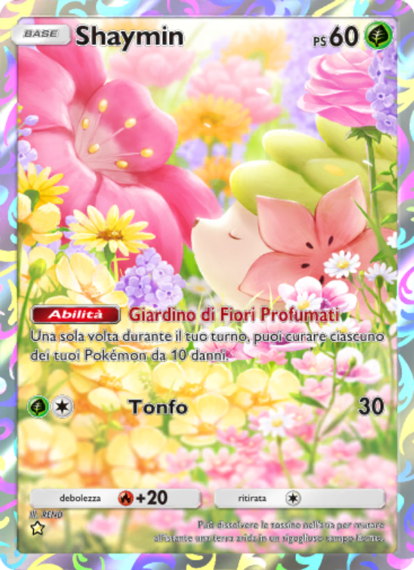 Shaymin 159/207 — Scontro Spaziotemporale (Italian Pokémon TCG card)
