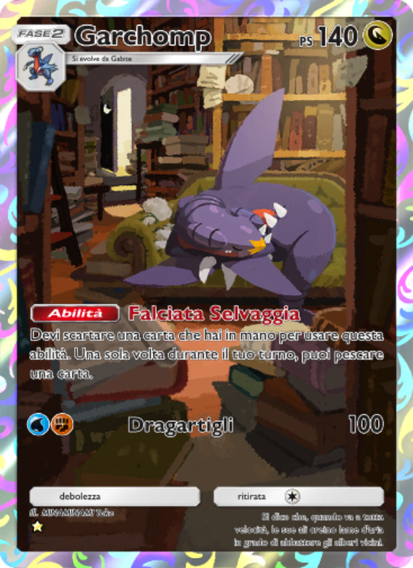 Garchomp 175/207 — Scontro Spaziotemporale (Italian Pokémon TCG card)