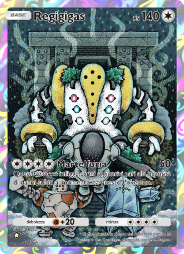 Regigigas 179/207 — Scontro Spaziotemporale (Italian Pokémon TCG card)
