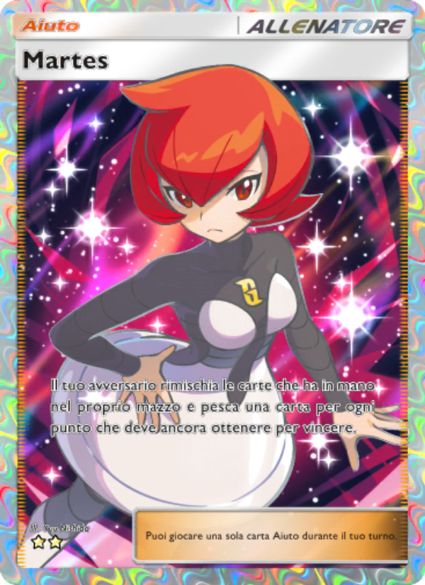 Martes 195/207 — Scontro Spaziotemporale (Italian Pokémon TCG card)