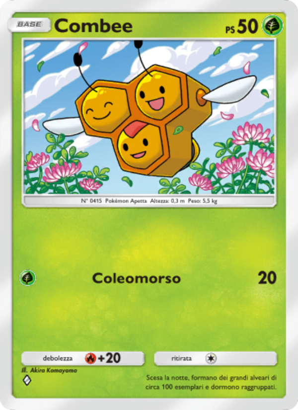 Combee 004/96 — Luce Trionfale (Italian Pokémon TCG card)
