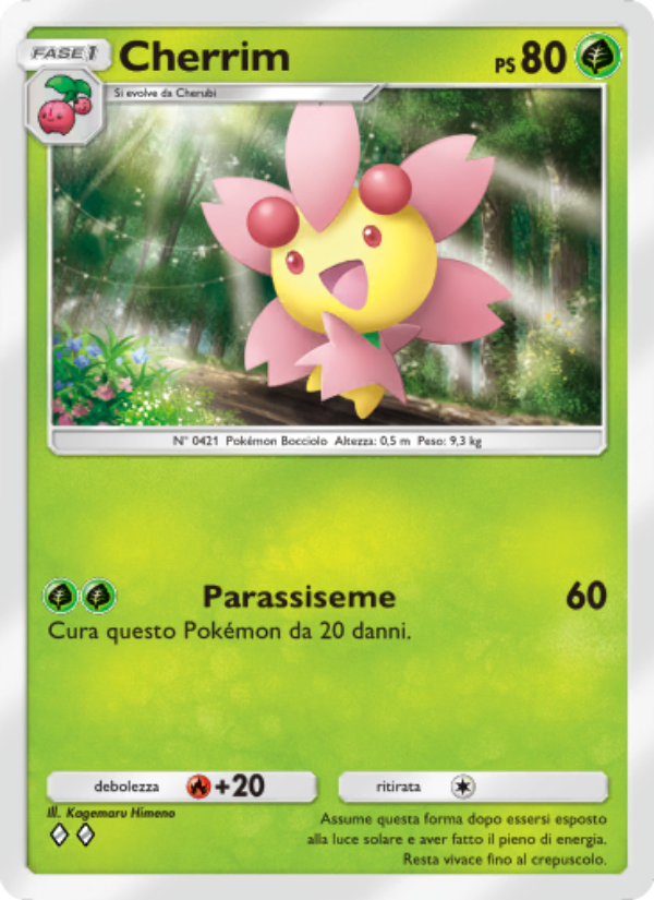 Cherrim 008/96 — Luce Trionfale (Italian Pokémon TCG card)