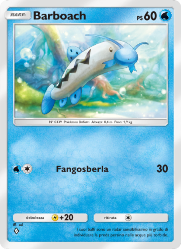 Barboach 016/96 — Luce Trionfale (Italian Pokémon TCG card)