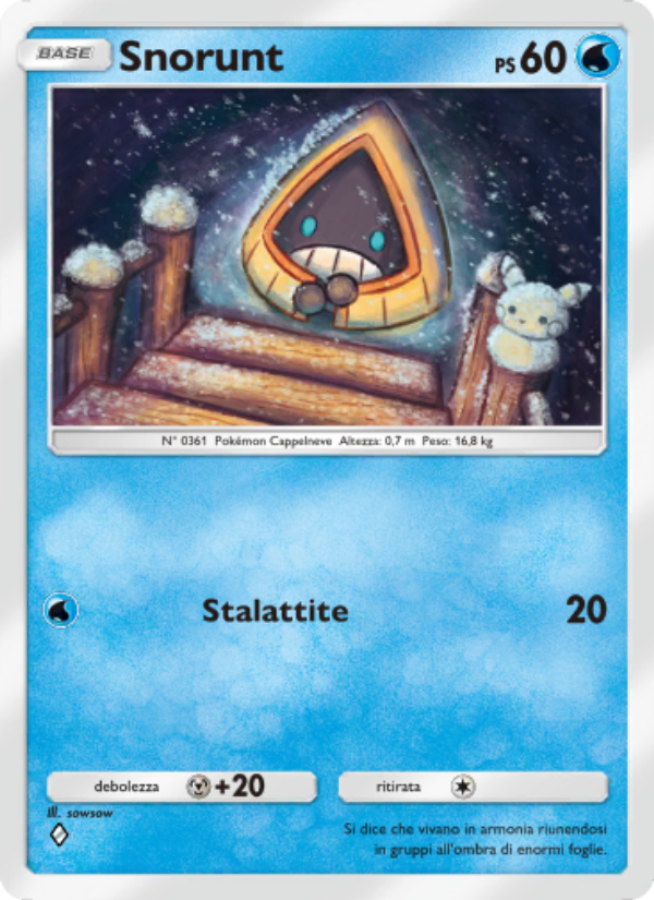 Snorunt 018/96 — Luce Trionfale (Italian Pokémon TCG card)