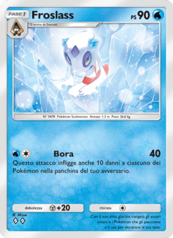 Froslass 019/96 — Luce Trionfale (Italian Pokémon TCG card)