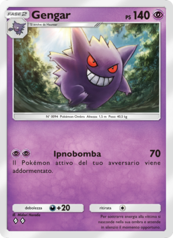Gengar 033/96 — Luce Trionfale (Italian Pokémon TCG card)