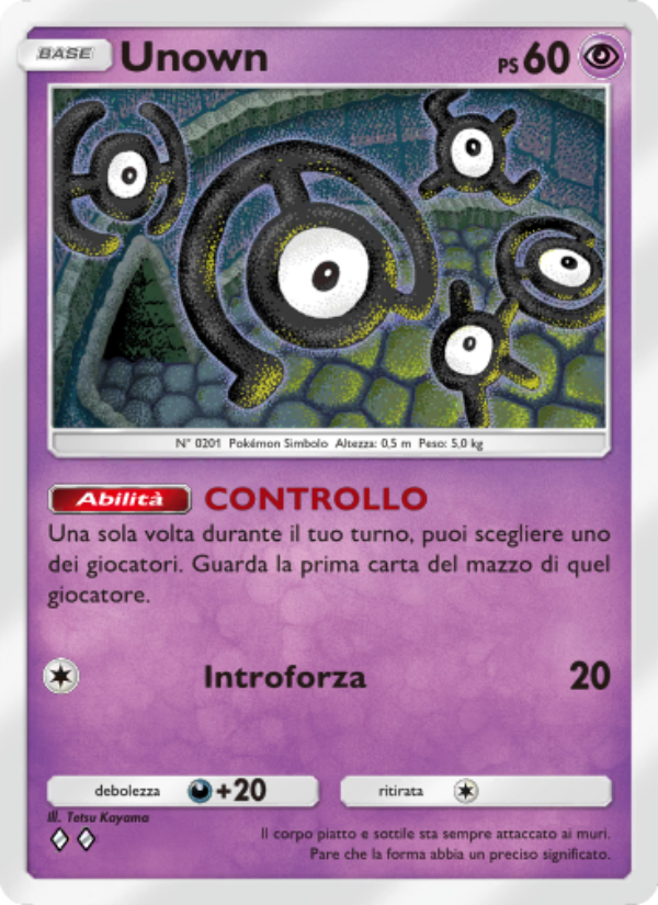 Unown 034/96 — Luce Trionfale (Italian Pokémon TCG card)