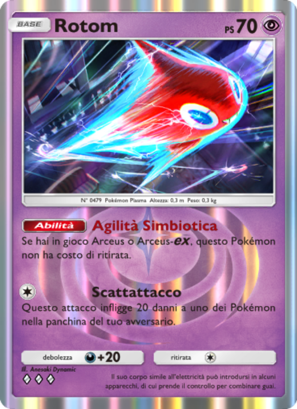 Rotom 035/96 — Luce Trionfale (Italian Pokémon TCG card)