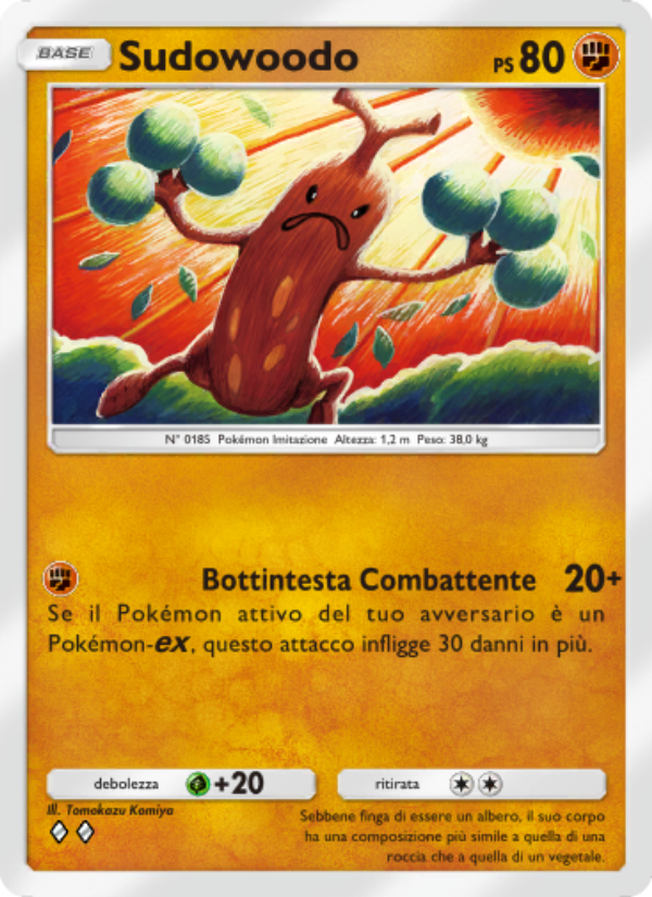 Sudowoodo 036/96 — Luce Trionfale (Italian Pokémon TCG card)