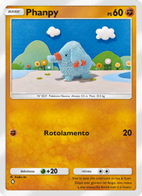 Phanpy 037/96 — Luce Trionfale (Italian Pokémon TCG card)
