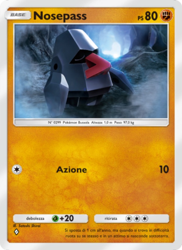 Nosepass 042/96 — Luce Trionfale (Italian Pokémon TCG card)