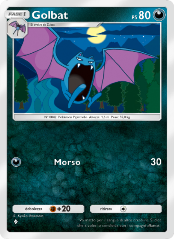 Golbat 049/96 — Luce Trionfale (Italian Pokémon TCG card)