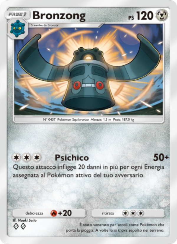 Bronzong 059/96 — Luce Trionfale (Italian Pokémon TCG card)