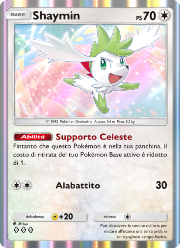 Shaymin 069/96 — Luce Trionfale (Italian Pokémon TCG card)