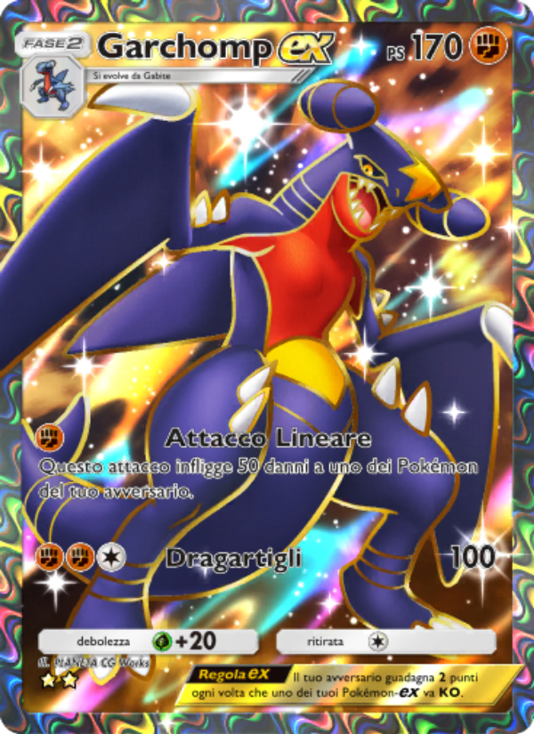 Garchomp-ex 084/96 — Luce Trionfale (Italian Pokémon TCG card)
