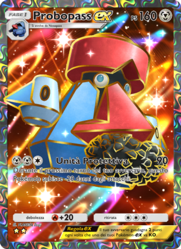 Probopass-ex 085/96 — Luce Trionfale (Italian Pokémon TCG card)