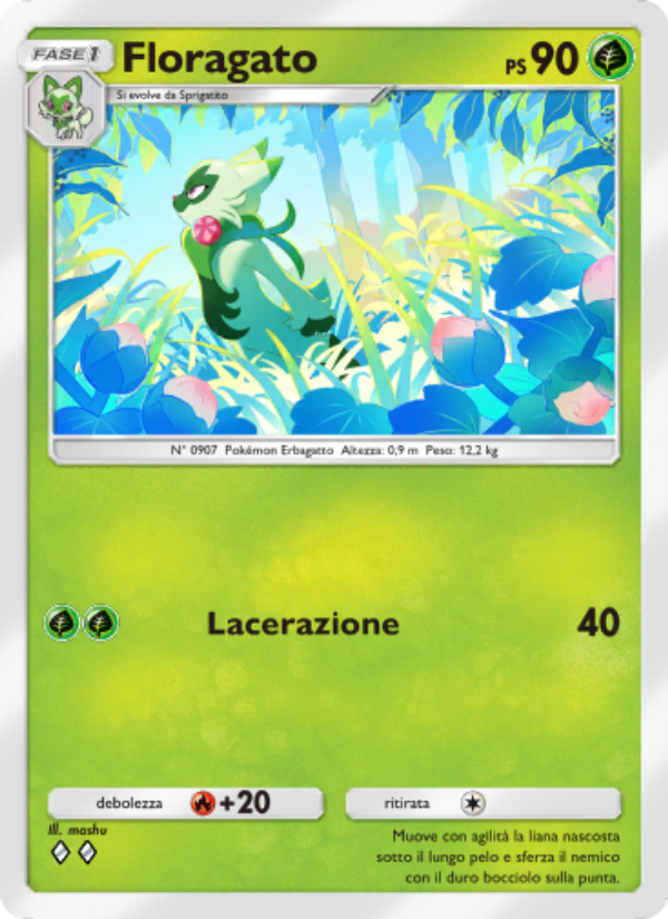 Floragato 006/111 — Tripudio Splendente (Italian Pokémon TCG card)
