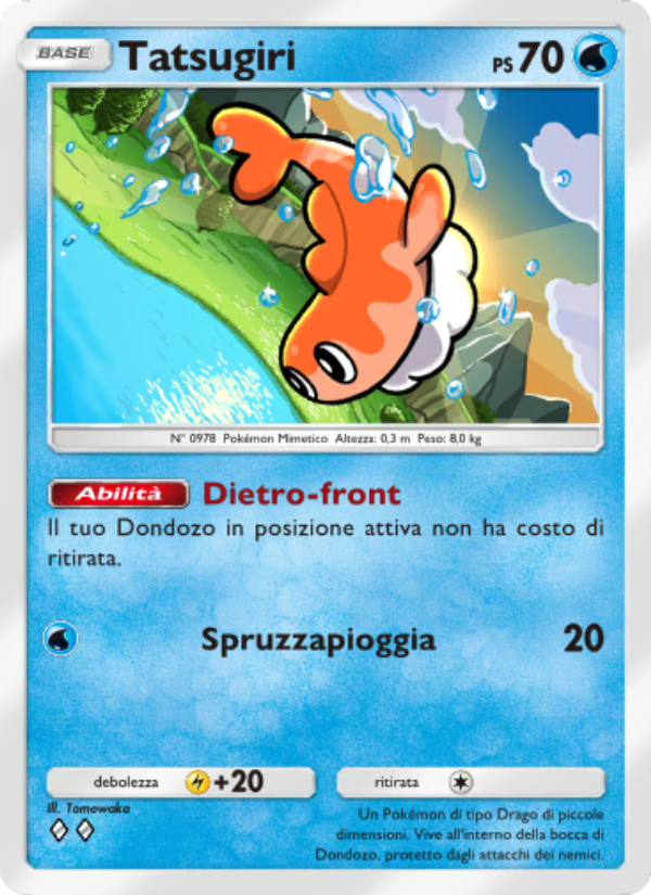 Tatsugiri 021/111 — Tripudio Splendente (Italian Pokémon TCG card)