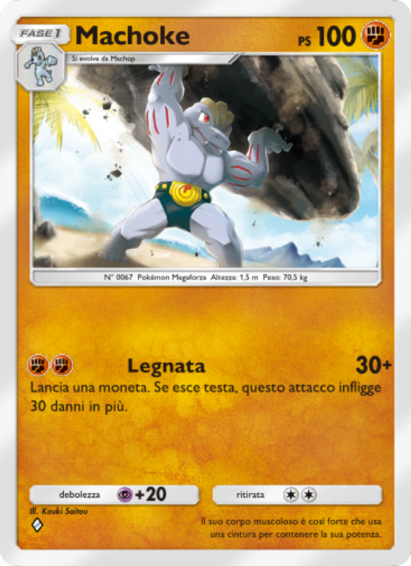 Machoke 038/111 — Tripudio Splendente (Italian Pokémon TCG card)
