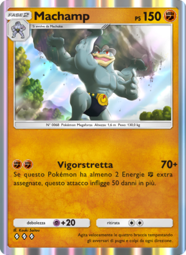Machamp 039/111 — Tripudio Splendente (Italian Pokémon TCG card)