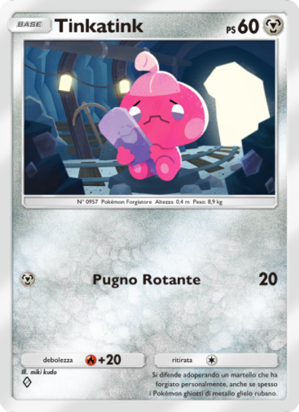Tinkatink 052/111 — Tripudio Splendente (Italian Pokémon TCG card)