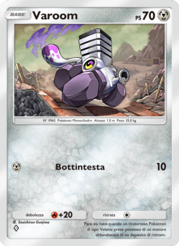 Varoom 055/111 — Tripudio Splendente (Italian Pokémon TCG card)