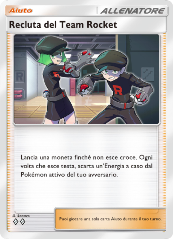 Recluta del Team Rocket 072/111 — Tripudio Splendente (Italian Pokémon TCG card)