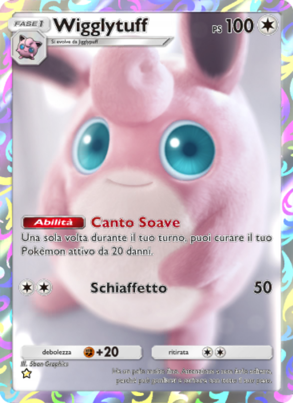Wigglytuff 078/111 — Tripudio Splendente (Italian Pokémon TCG card)