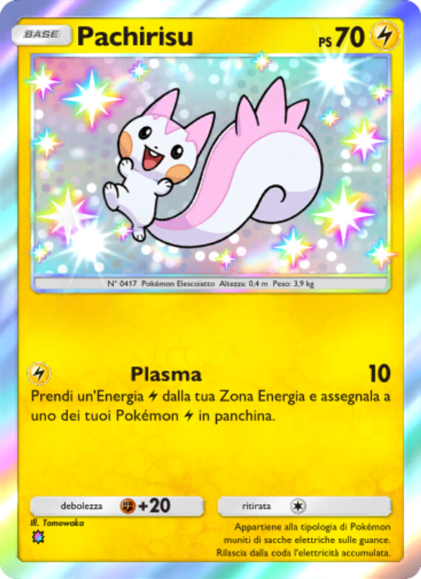 Pachirisu 103/111 — Tripudio Splendente (Italian Pokémon TCG card)