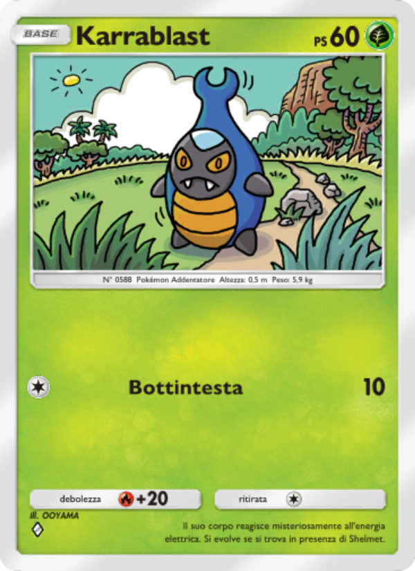 Karrablast 006/239 — Guardiani Astrali (Italian Pokémon TCG card)