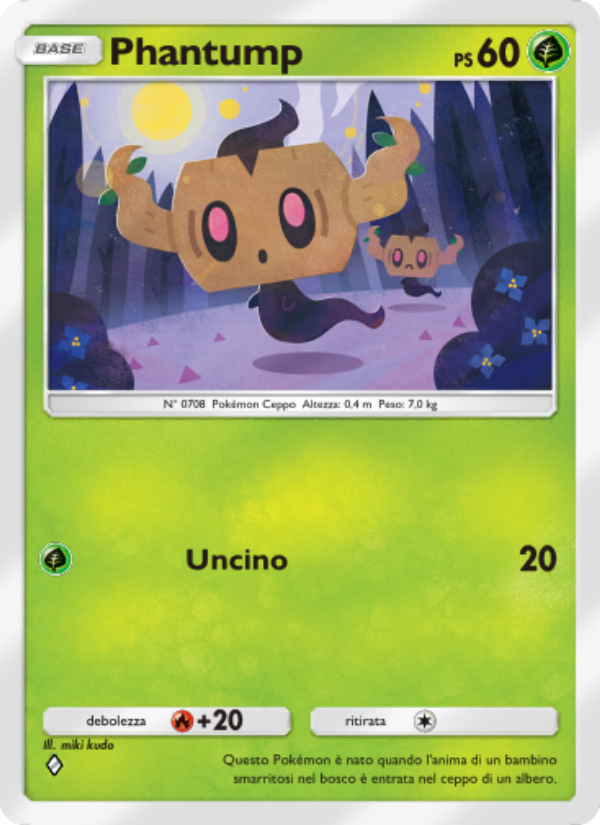 Phantump 007/239 — Guardiani Astrali (Italian Pokémon TCG card)