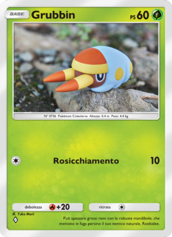 Grubbin 013/239 — Guardiani Astrali (Italian Pokémon TCG card)