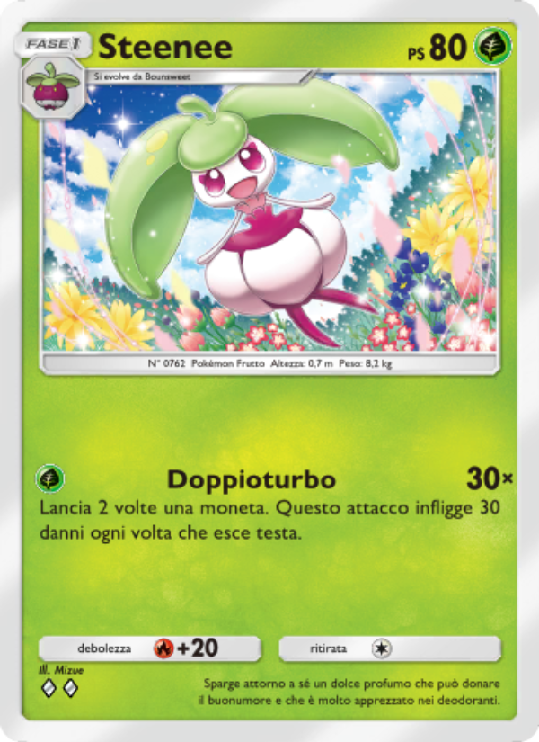 Steenee 019/239 — Guardiani Astrali (Italian Pokémon TCG card)