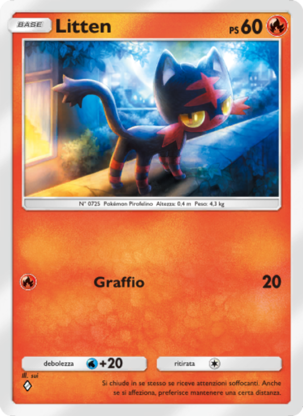Litten 031/239 — Guardiani Astrali (Italian Pokémon TCG card)