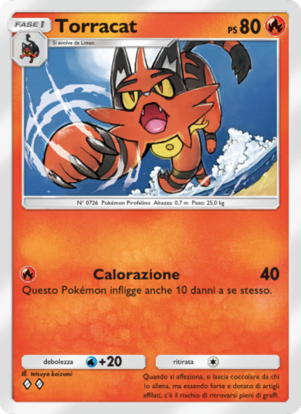 Torracat 032/239 — Guardiani Astrali (Italian Pokémon TCG card)