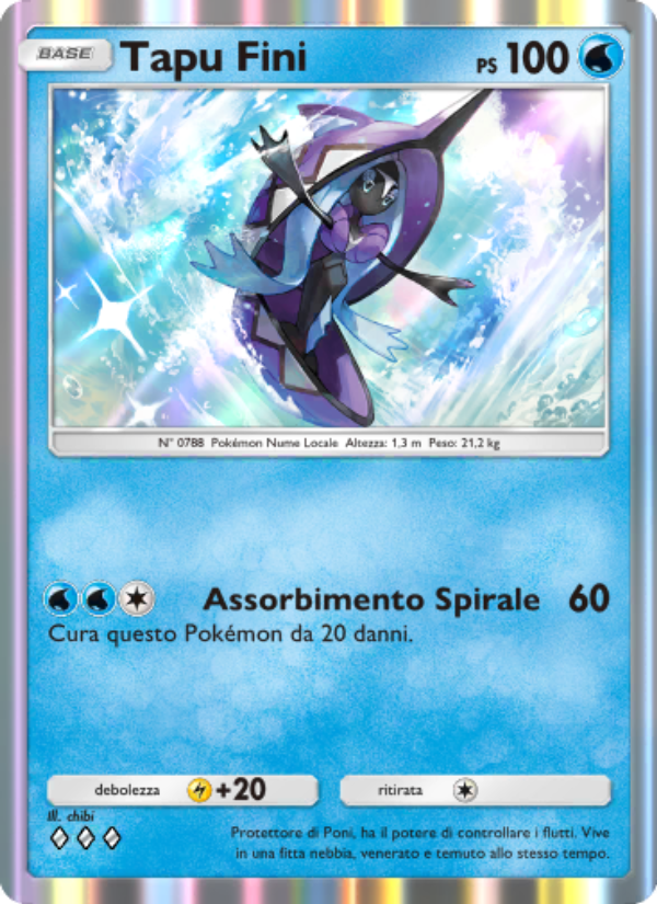 Tapu Fini 056/239 — Guardiani Astrali (Italian Pokémon TCG card)