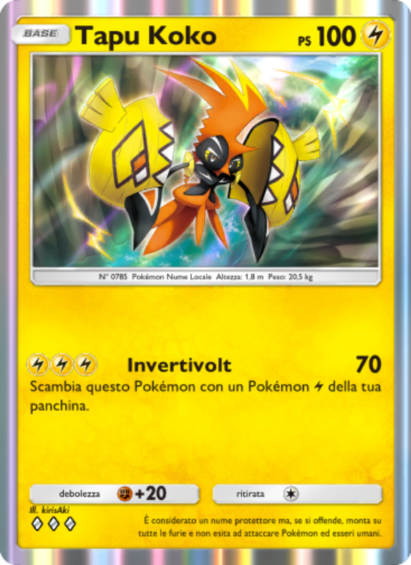 Tapu Koko 068/239 — Guardiani Astrali (Italian Pokémon TCG card)