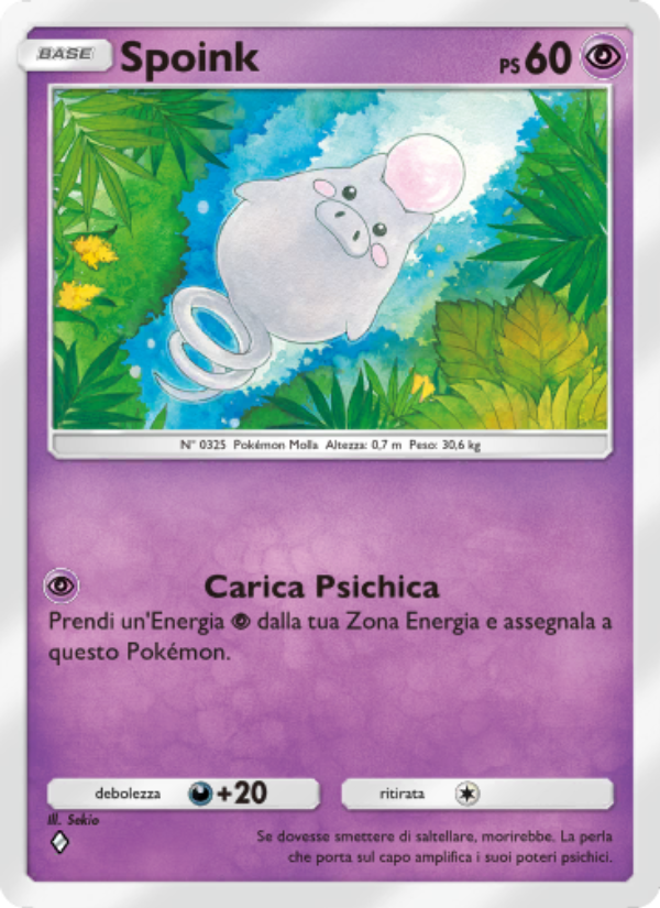 Spoink 071/239 — Guardiani Astrali (Italian Pokémon TCG card)