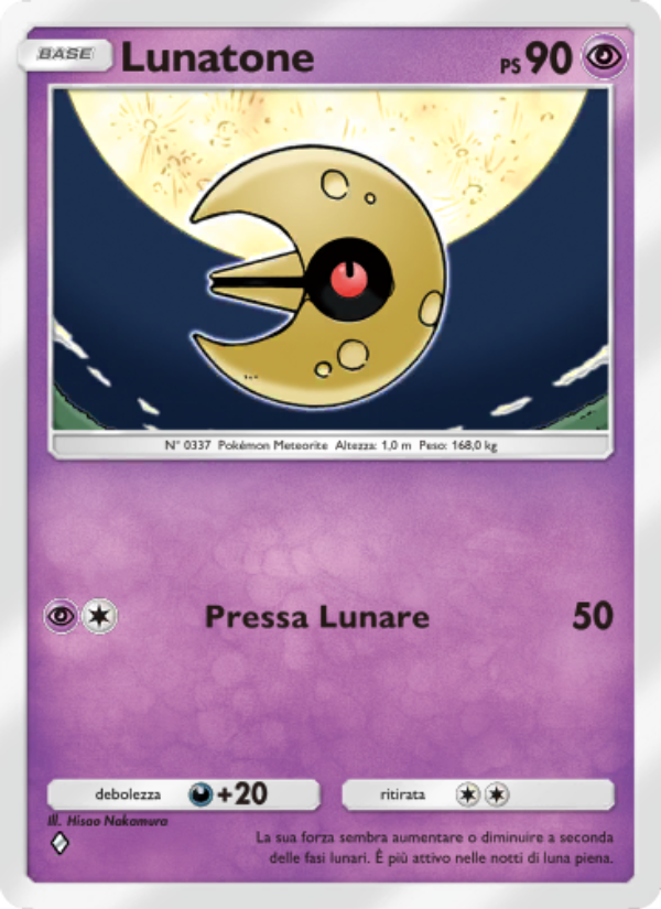 Lunatone 073/239 — Guardiani Astrali (Italian Pokémon TCG card)