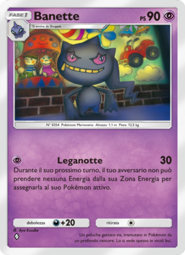 Banette 075/239 — Guardiani Astrali (Italian Pokémon TCG card)
