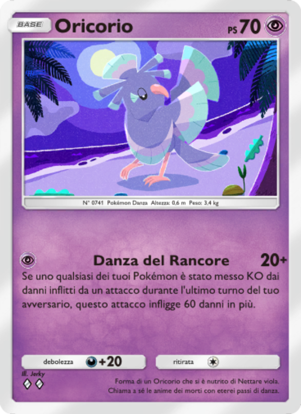 Oricorio 077/239 — Guardiani Astrali (Italian Pokémon TCG card)