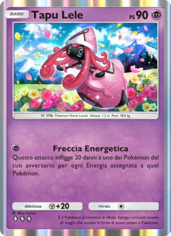 Tapu Lele 084/239 — Guardiani Astrali (Italian Pokémon TCG card)