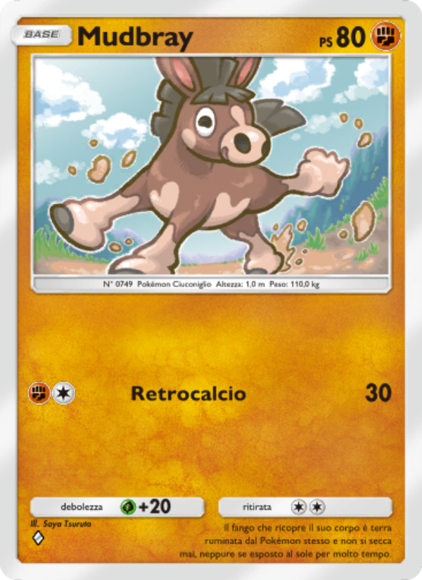 Mudbray 102/239 — Guardiani Astrali (Italian Pokémon TCG card)