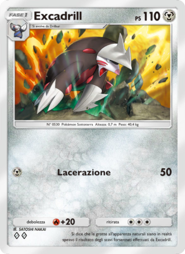Excadrill 119/239 — Guardiani Astrali (Italian Pokémon TCG card)