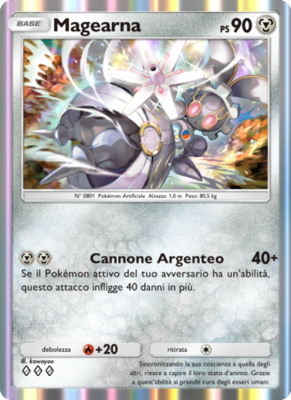 Magearna 123/239 — Guardiani Astrali (Italian Pokémon TCG card)