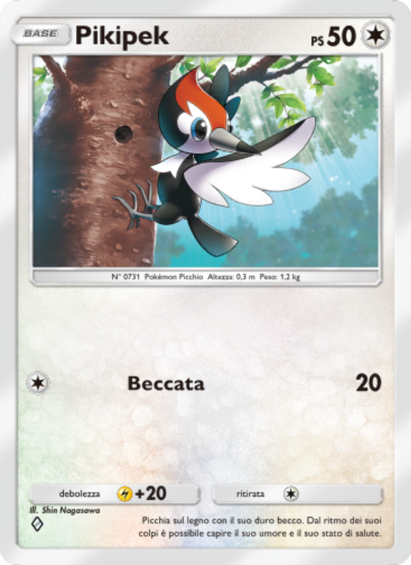 Pikipek 133/239 — Guardiani Astrali (Italian Pokémon TCG card)