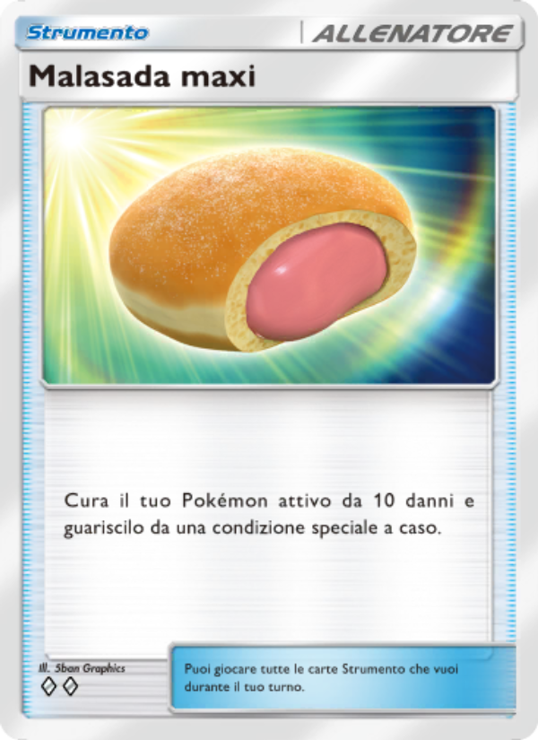 Malasada maxi 142/239 — Guardiani Astrali (Italian Pokémon TCG card)